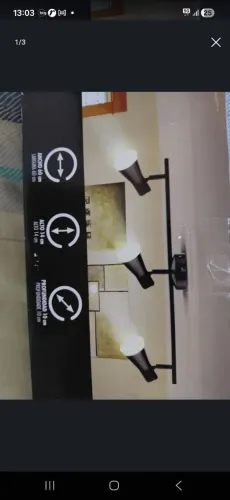Lustre Led com 3 focos 