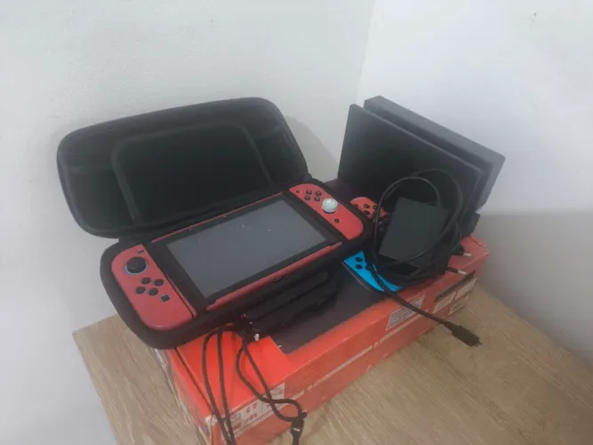 Nintendo Switch V2 Desbloqueado 128GB! Entrega Rápida
