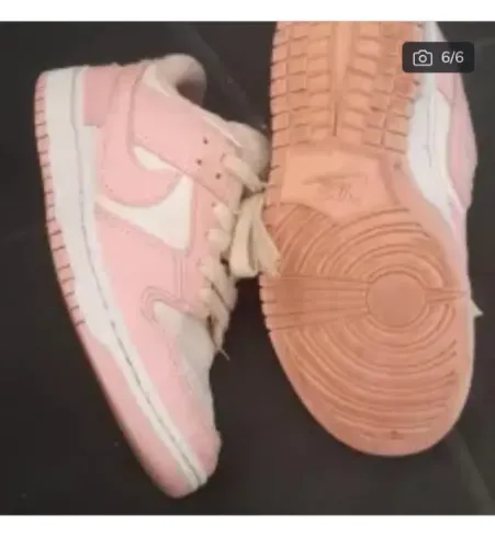 Tênis Nike N30 Dunk Low infantil rosa