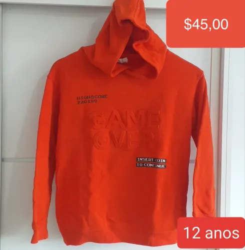 Casaco moletom C&A - 12 anos 
