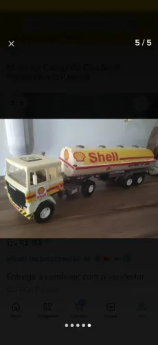 Miniatura caminhão elka tanque