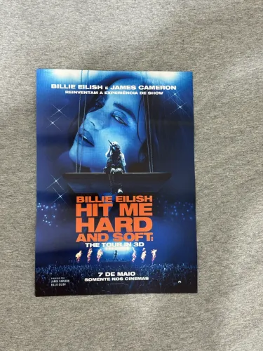 Poster Cinemark Billie Eilish: Hit Me Hard and Soft - The Tour in 3D