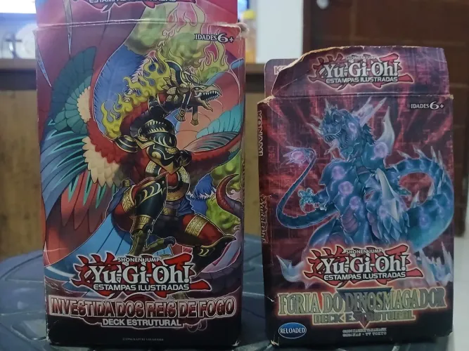 Dois Decks originais de Yu-Gi-Oh!