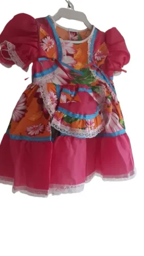 Vestido Festa Junina Infantil
