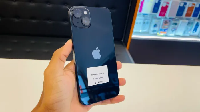 IPHONE 14 PLUS 128GB Bat 85% TODO ORIGINAL 3 MESES DE GARANTIA PELA LOJA