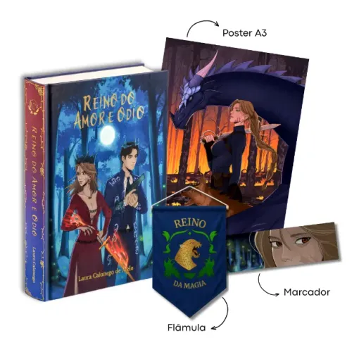 Livro "Reino do Amor e Ódio" - KIT