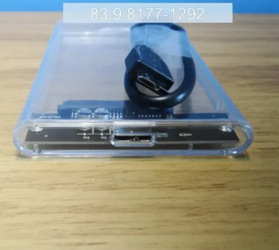 CASE USB 3.0 Transparente