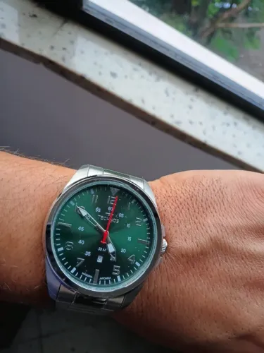 LINDO RELÓGIO TECHNOS VERDE