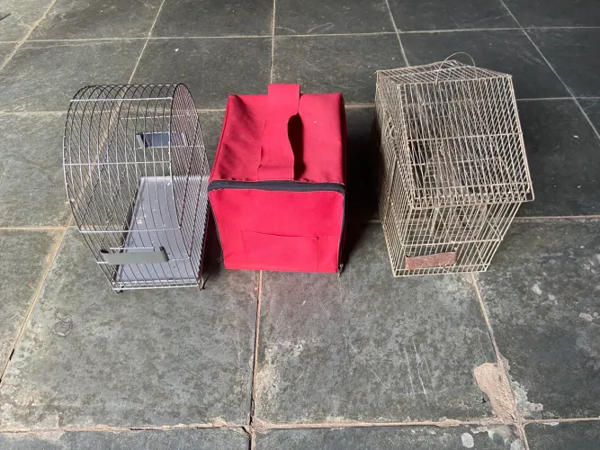 Vendo 3 gaiolas R$70 reais tudo