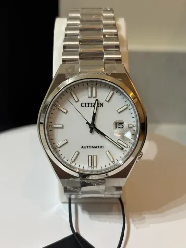 Relógio Citizen Tsuyosa NJ0150-81A Branco 40mm Automático | Full Set | 100% Original