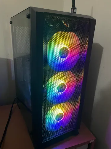 PC Gamer RX 580 8GB + SSD 480GB Roda GTA V, Valorant, CS2, Fortnite, LoL e outros jogos.