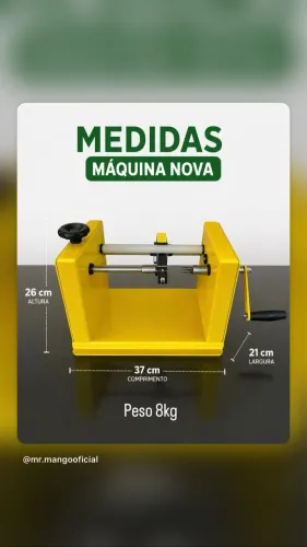 Máquina de cortar Manga em Tiras