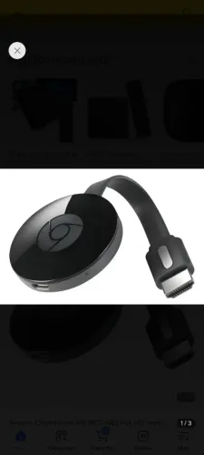 Google Chromecast HD NC2-6A5 Full HD preto