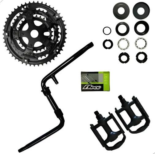 Pedivela Monobloco, Coroa, Jg Centro E Pedal Bike Aro 24/26 (DESCRIÇÃO)
