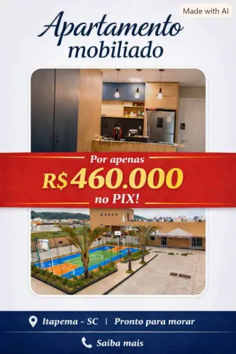 Itapema apartamento de 2 quartos mobiliado Oportunidade!!!!!