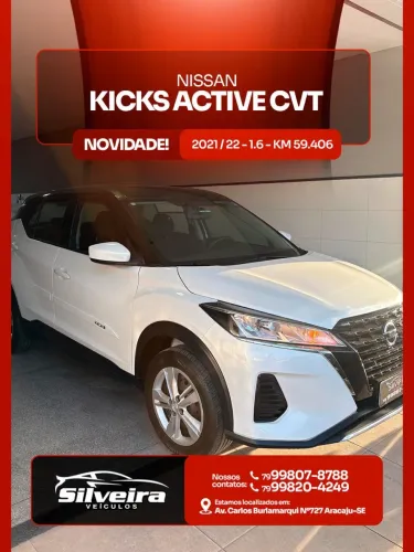 Nissan Kicks Active S 1.6 16V Flex Aut. 2022