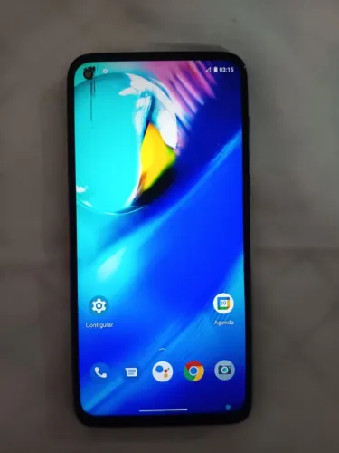 Moto G8 Power Dual SIM 64 GB Azul-Atlântico 4 GB RAM (Pequeno Defeito Na Tela)