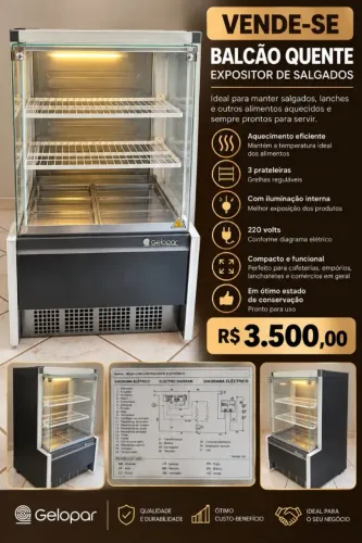 Estufa para salgado