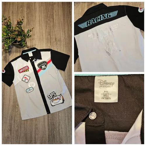 Camisa em algodão da DISNEY ( ORIGINAL ) da Relâmpago McQueen ( 9/10 anos )