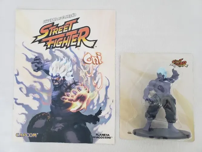 ONI coleção Street Fighter Deagostini - Lacrado + Fascículo