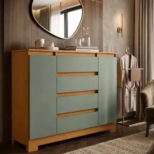CÔMODA SAPATEIRA ATENA ALBATROZ BRANCO - ENTREGA E MONTAGEM GRATÍS