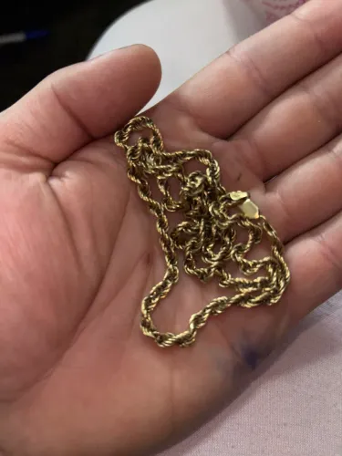 Cordão baiano de ouro 18k