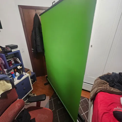 Chroma key retrátil 