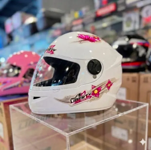 Capacete Moto Infantil Fechado