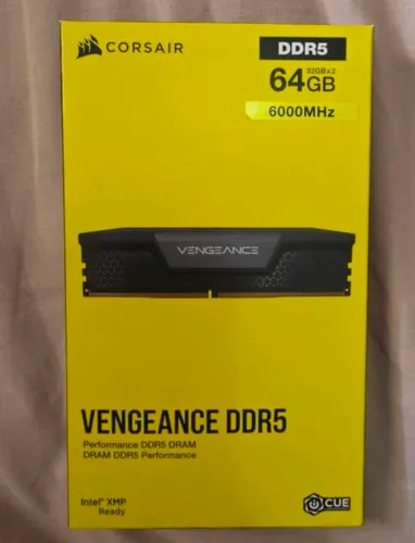 Corsair Vengeance 64GB (2x32GB) 6000MHz CL30 DDR5 Preto