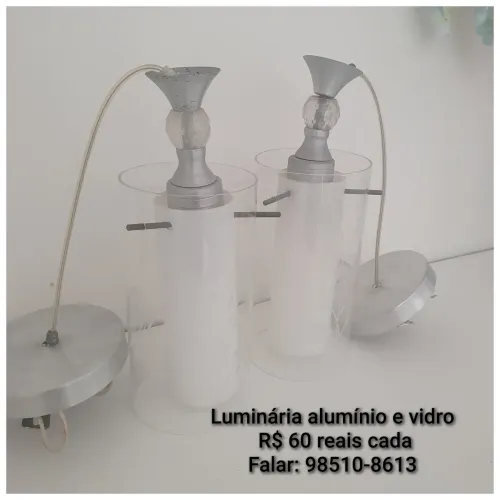 Luminária pendente alumínio