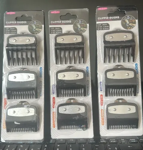 Kit de pentes especiais barbeiro 0,5/ 1/1,5mm