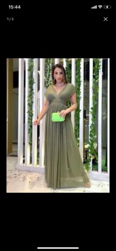 Vestido de festa verde tamanho único 36 ao 42