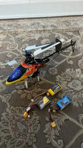 Helicóptero RC Align T-Rex 250 Flybar + 3 Baterias + Muitas Peças Reserva