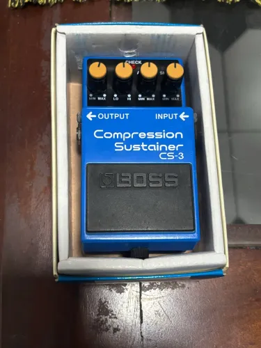Pedal zoom compressor guitarra pedaleira