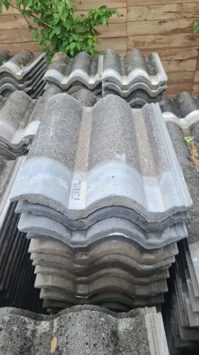 2.500 telhas de concreto - Lote completo