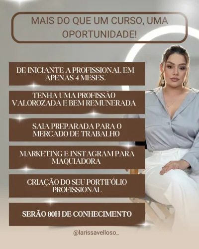 MAQUIAGEM: FORMAÇÃO PROFISSIONAL 