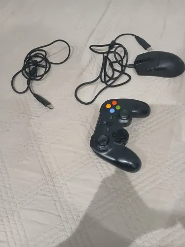 Vendo mouse gamer e controle bluetooth