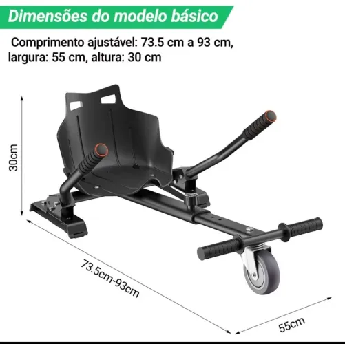 OPORTUNIDADE!!! HOVER BOARD intelbras + HOVERCART + BOLSA TRANSPORTE. 