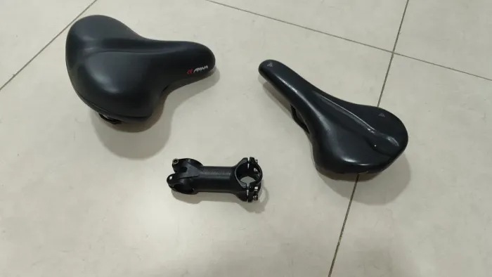 Selim e mesa de bike