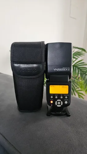 FLASH YONGNUO YN565EX II IMPECÁVEL E-TTL SEMI NOVO