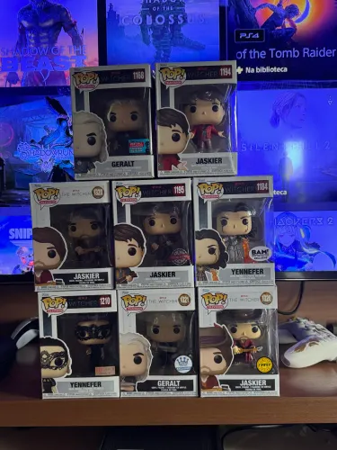 Coleção Funko pop the Witcher