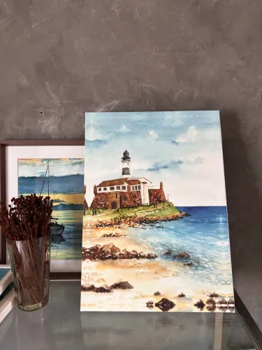 Quadro decorativo Farol da Barra 