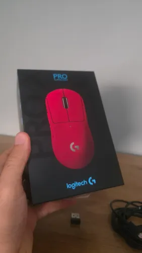 Mouse Logitech G PRO X Superlight Vermelho