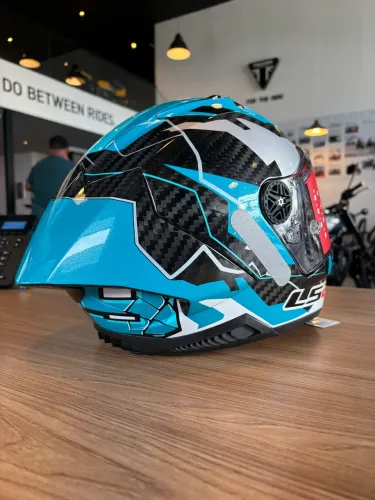 Capacete LS2 Thunder GP Aero - azul - Tam 60.