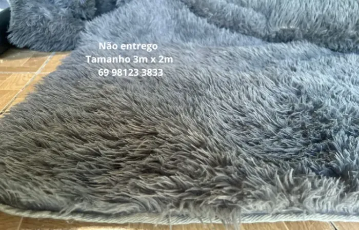 Tapete Fepuldo Cinza 3m x 2m