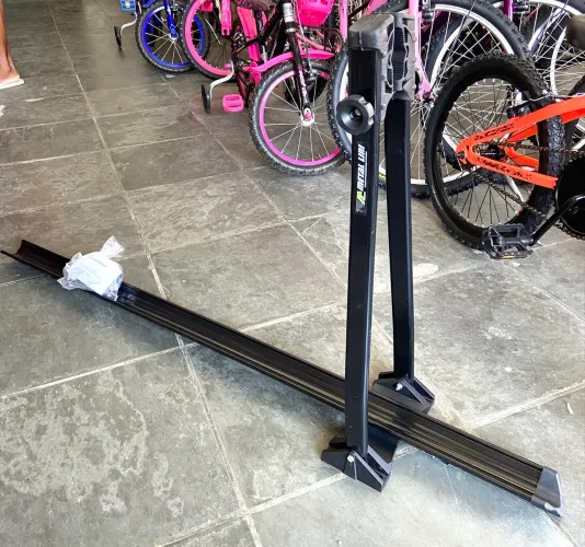 Transbike de Teto Calha Alumínio uma Bicicleta para Carros com Rack - Produto Novo 