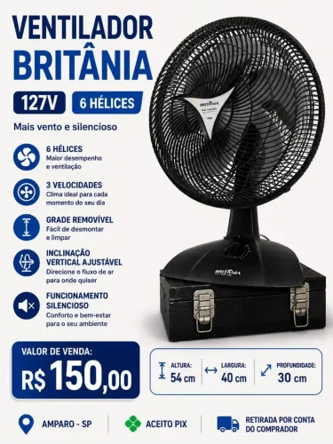 Ventilador Britânia 
