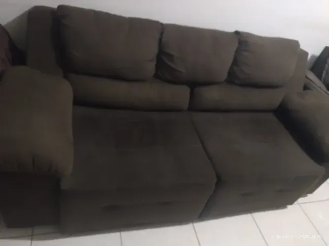 Sofá 3 lugares retrátil