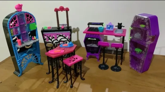 lote playset monster high