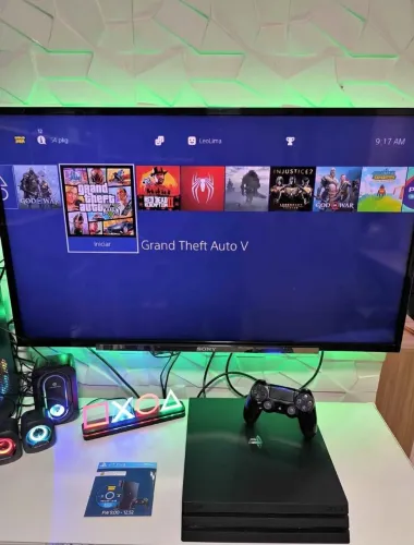 PS4 PRO DESBLOQUEADO ,1TB, 1 CONTROLE ORIGINAL.